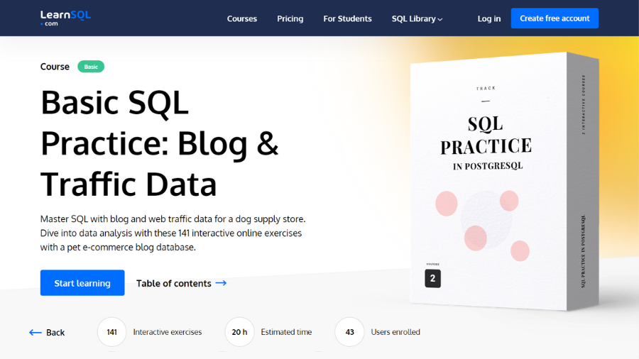 Basic SQL Practice: Blog & Traffic Data