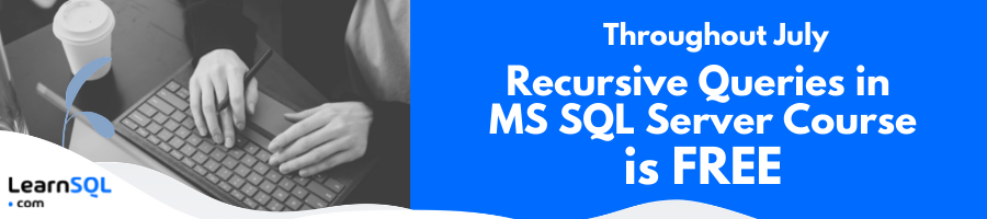 Recursive Queries in MS SQL Server