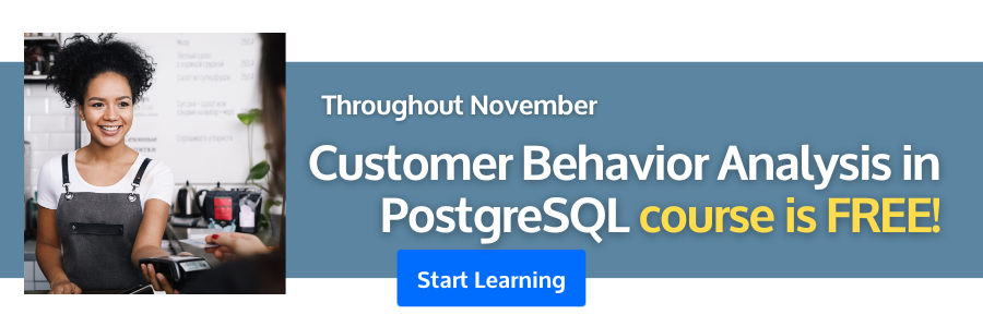 Customer Behavior Analysis in PostgreSQL