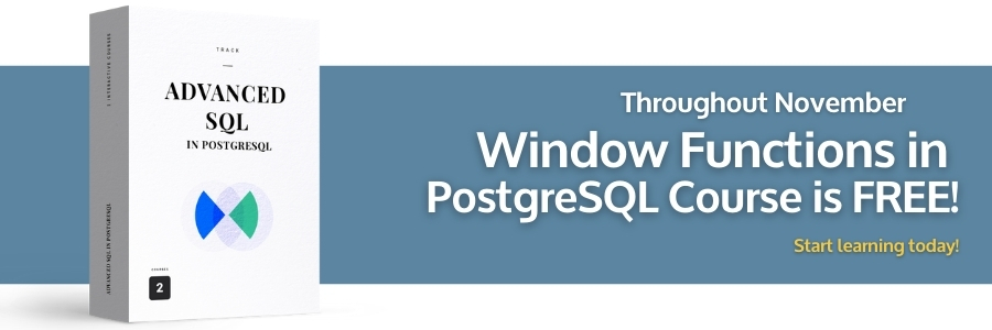 Window Functions in PostgreSQL
