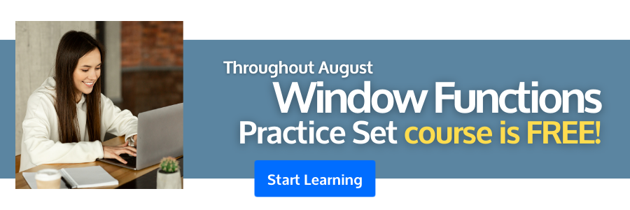 Window Functions Practice Set