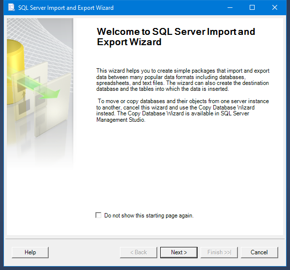 sql server management studio export to csv