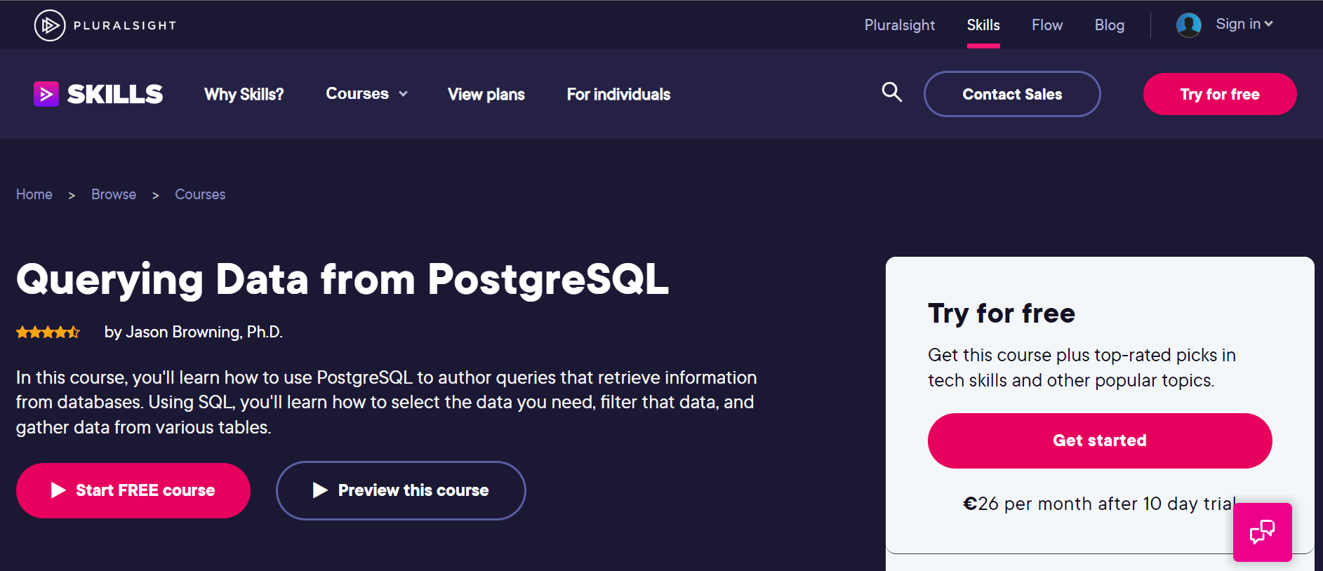 Best PostgreSQL Courses for Beginners