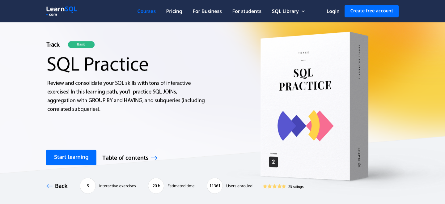 SQL Practice Course