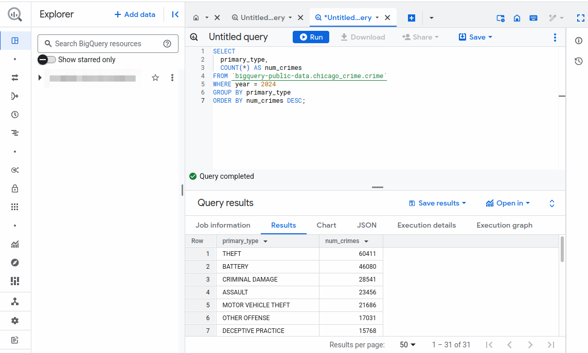 Build a Report With BigQuery and Looker