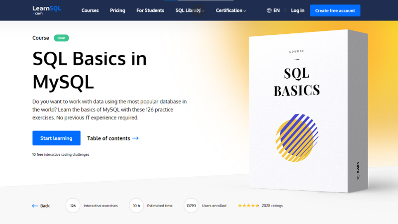 1.	SQL Basics in MySQL